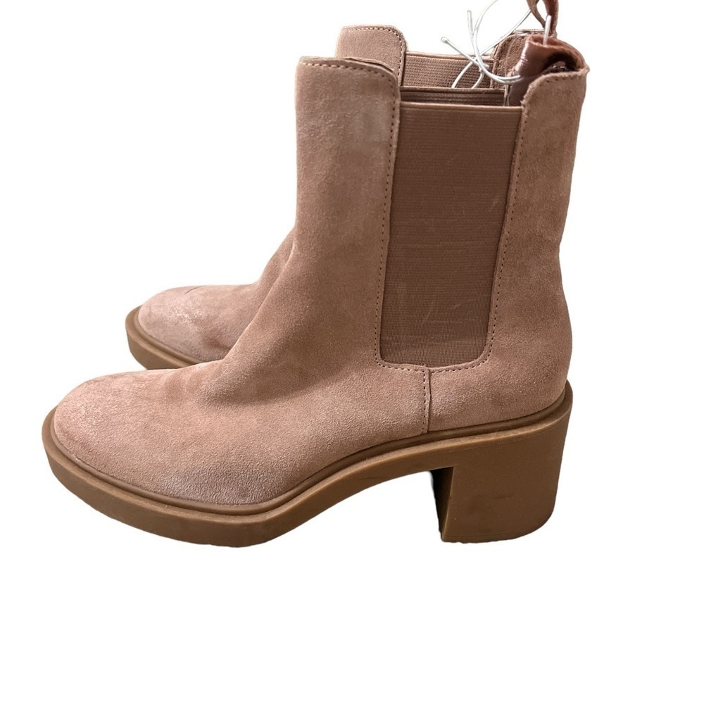 Dolce Vita Cage Lug Rubber Bottom Rose Boots- New With Tags